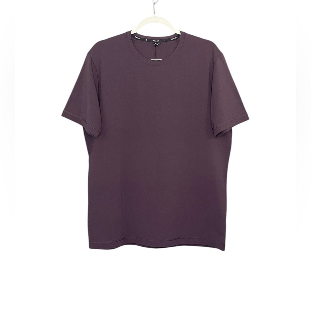 Public Rec Men's Go-To Crew Neck Tee T-Shirt Pima Cotton Blackberry NWT